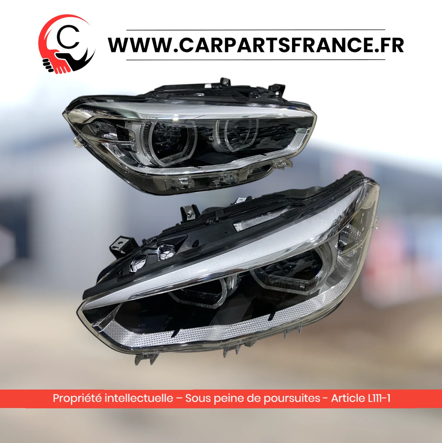 Phares avant d’origine BMW Série 1 F20/F21 LCI LED reconditionnés
