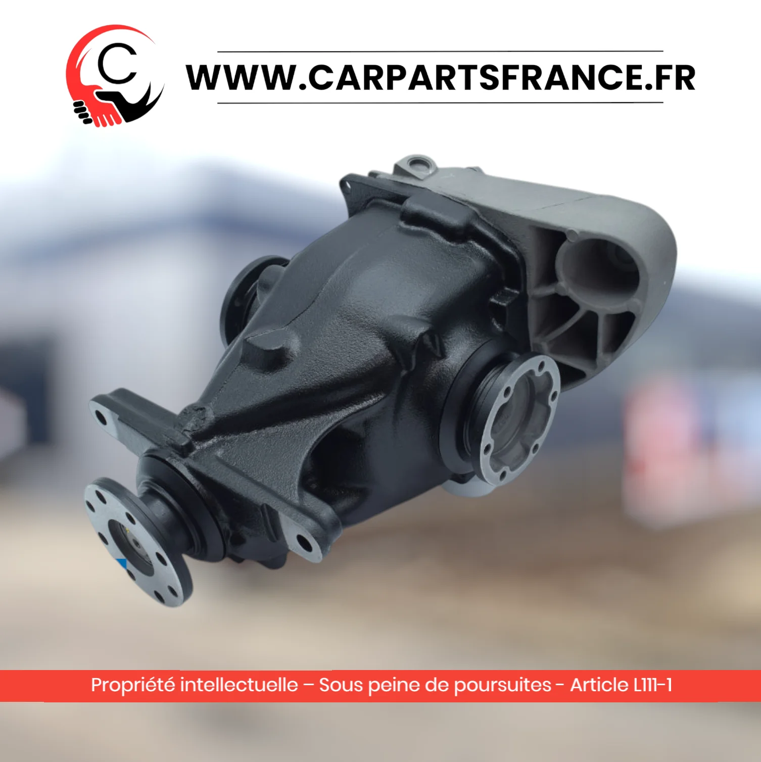 Pont arrière reconditionné BMW X3 F25 / X4 F26 3,73 échange standard