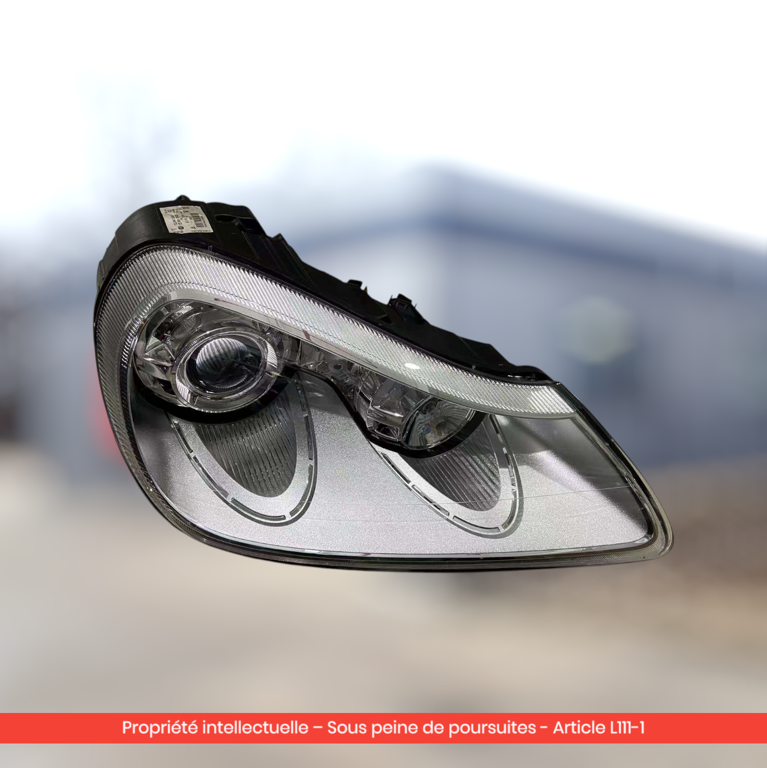 Phares avant reconditionnés pour Porsche Cayenne 957 — Côté : GAUCHE & DROIT — vue 3