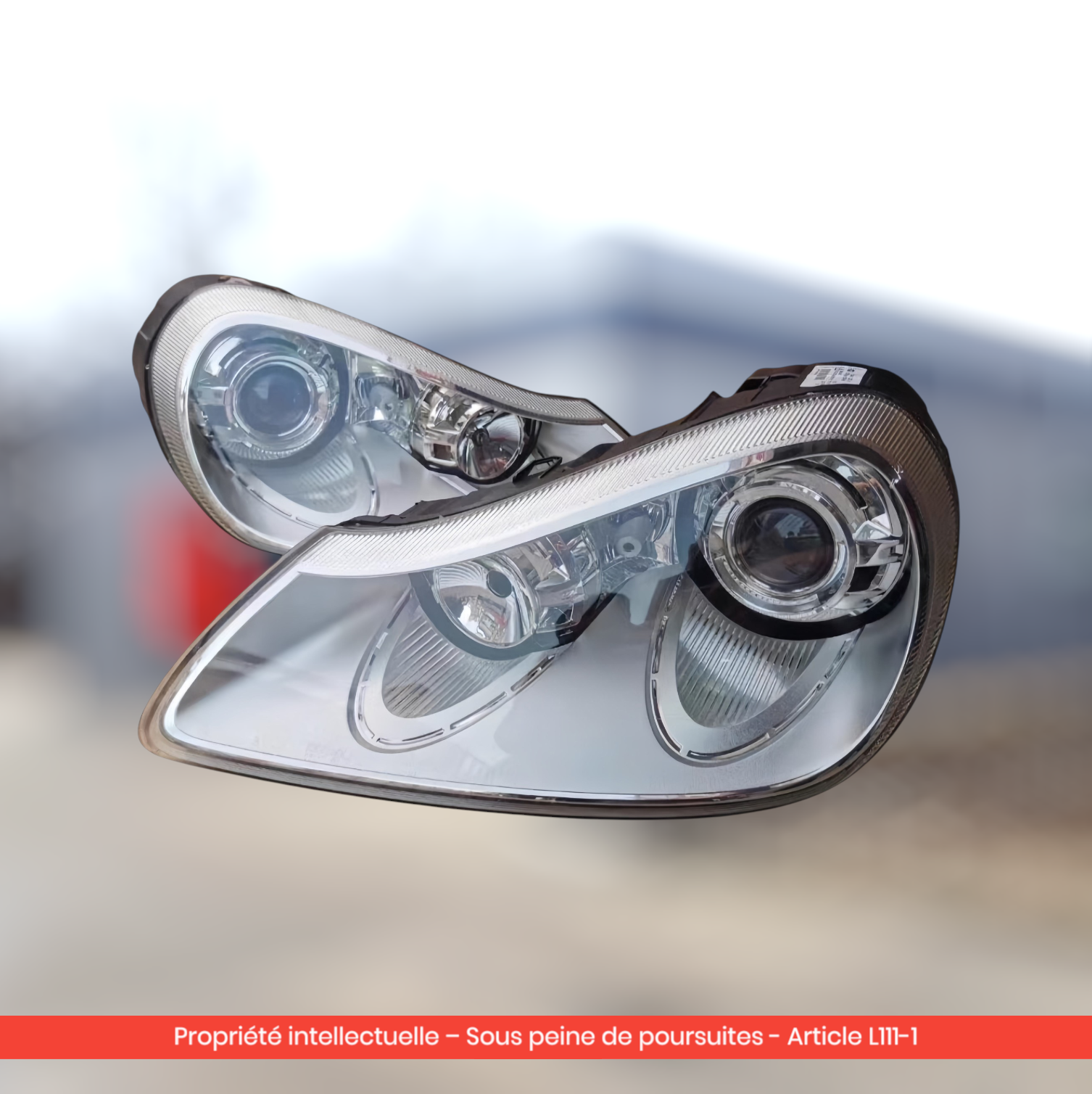 Phares avant reconditionnés pour Porsche Cayenne 957 — Côté : GAUCHE & DROIT — vue 4