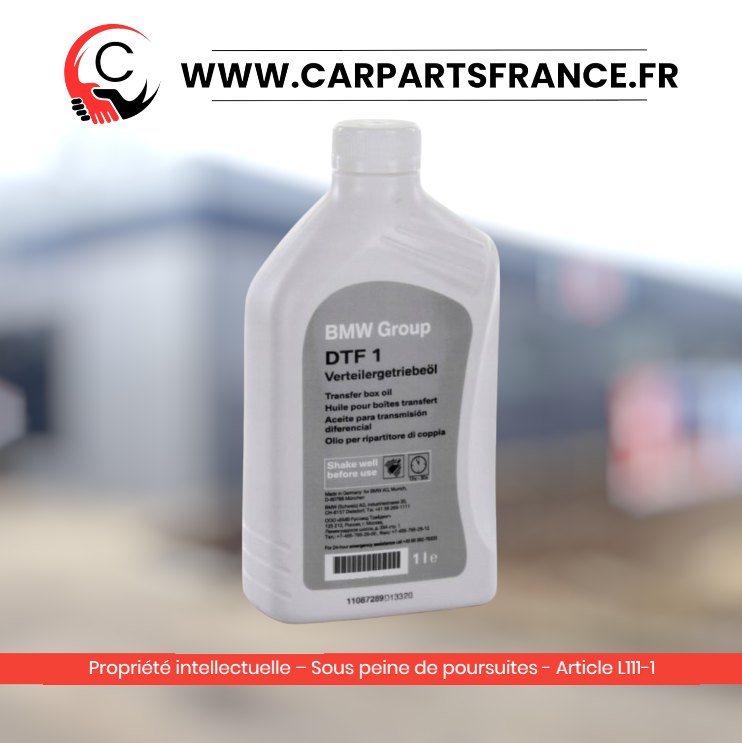 Huile de boîte de transfert BMW DTF-1 1 litre - Réf. 83225A4F016