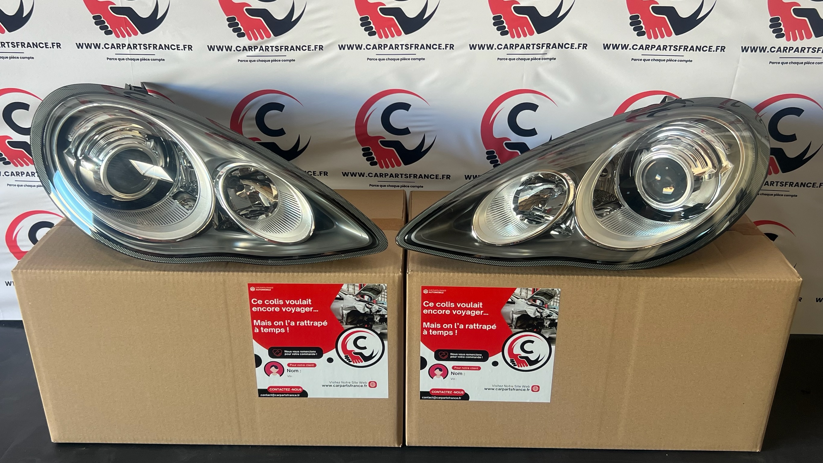 Phares avant d’origine Porsche Panamera 970 reconditionnés gauche ou droit, avec ou sans ballast et ampoules