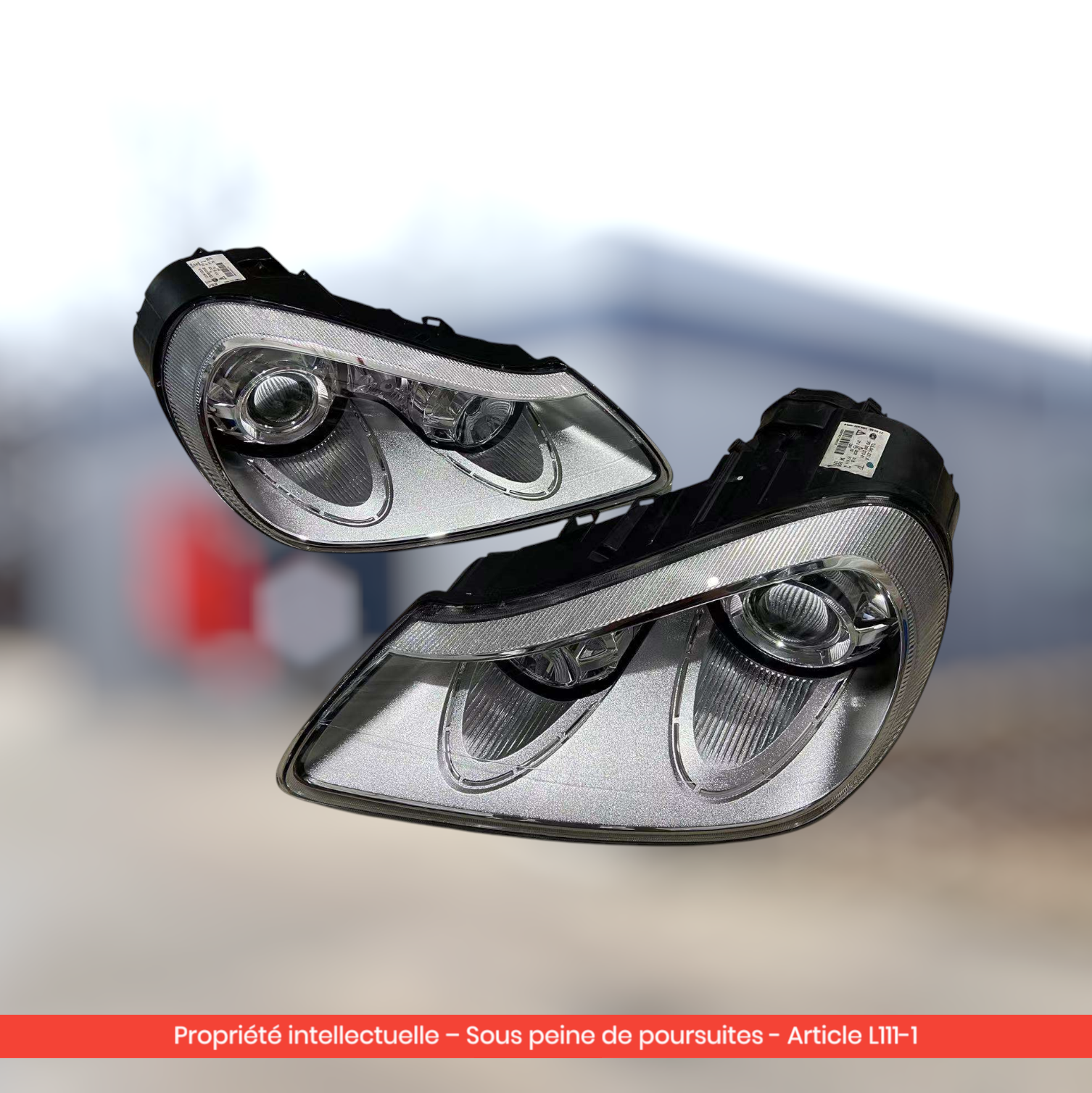 Phares avant reconditionnés pour Porsche Cayenne 957 — Côté : GAUCHE & DROIT