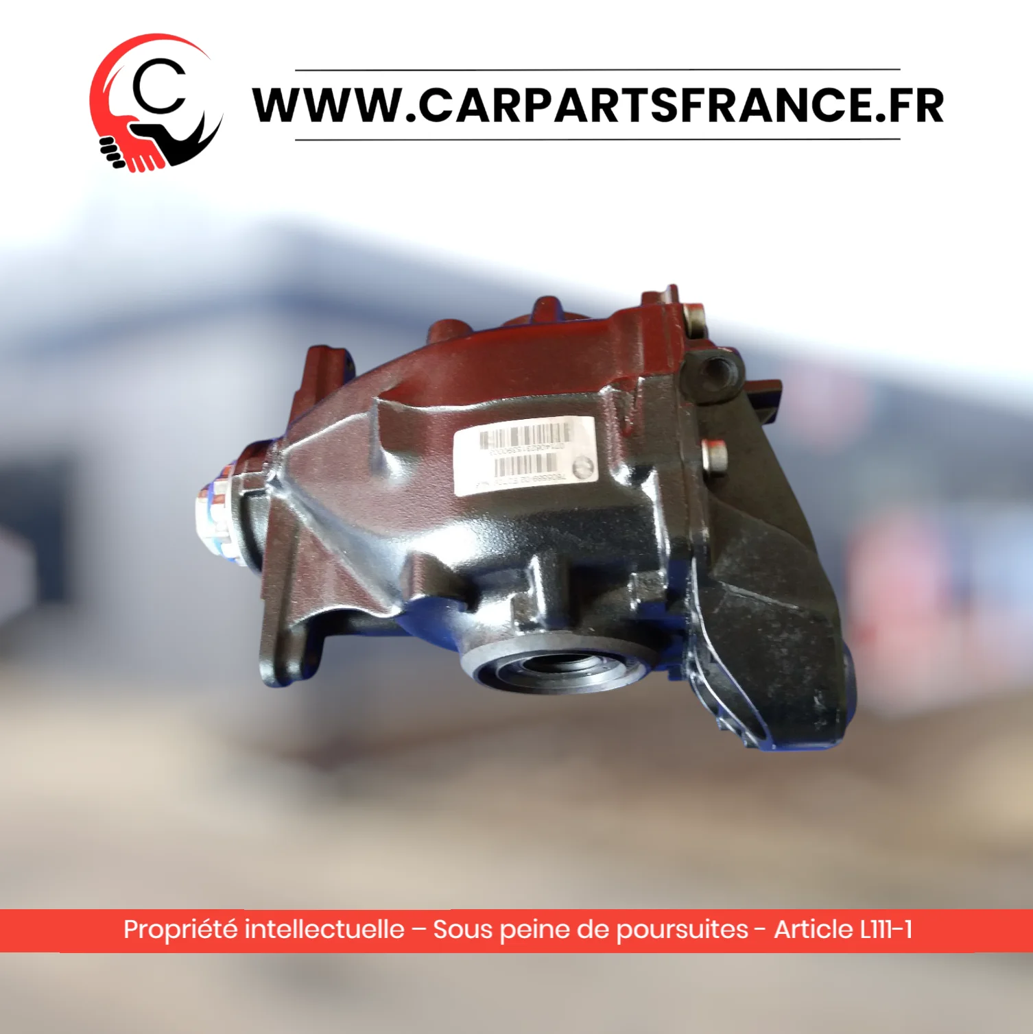 Pont arrière reconditionné BMW 3,08 en échange standard - OEM 33107605591 / 33107605592