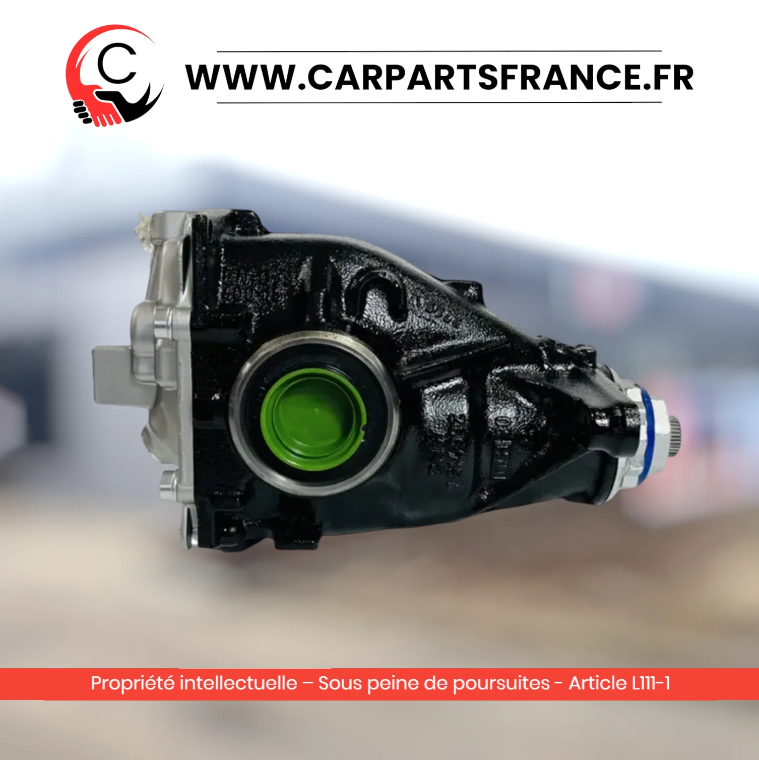 Pont arrière reconditionné BMW 3,46 réf. 33107572054 / 33107572055 - échange standard